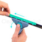 Swivel Window Glass Cleaning Squeegee, 45 cm. - Image 3
